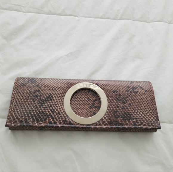 Snakeskin evening clutch/purse - Picture 12 of 12